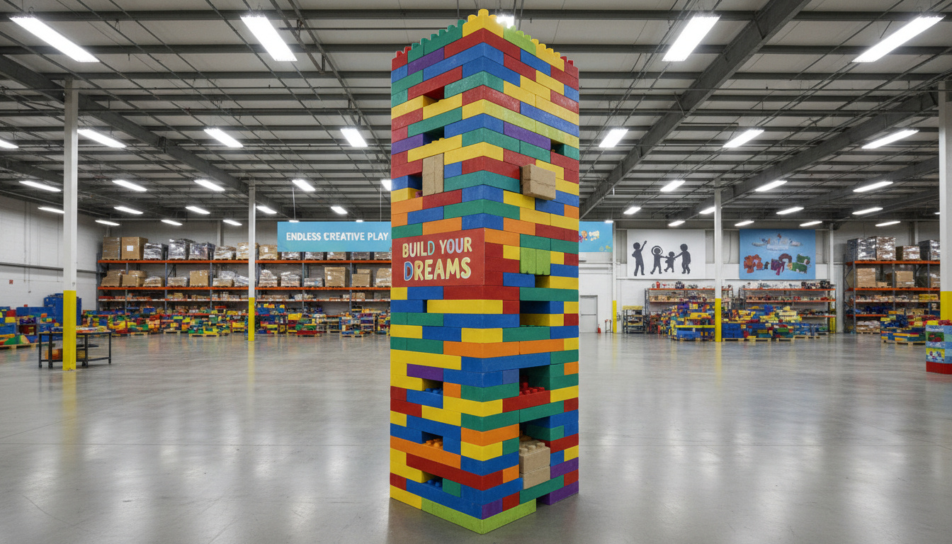The Warehouse Bell Block - Durable Building Blocks for Kids - Kiwi Journal